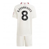 Manchester United Bruno Fernandes #8 Tretí Detský futbalový dres 2023-24 Krátky Rukáv (+ trenírky)